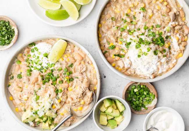 Creamy White Bean & Chicken Chili